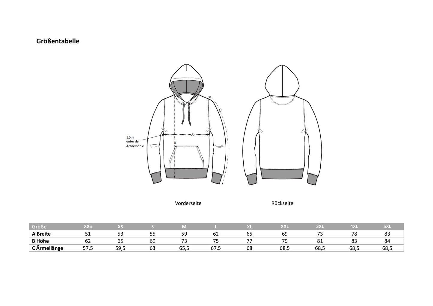 Unisex Hoodie Bio Baumwolle - geometrisches Om