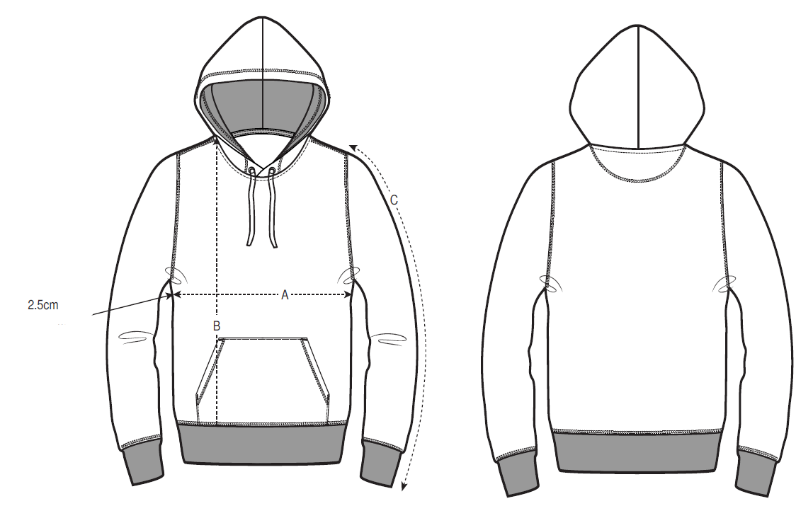 Unisex Hoodie Bio Baumwolle - farbenfrohes Om