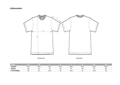 Unisex T-shirt Bio Baumwolle - Herzchakra