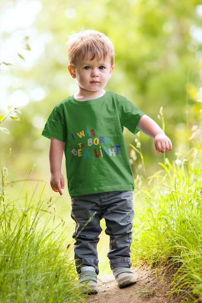 Baby / Kleinkind T-Shirt Bio Baumwolle „Born to be a light“